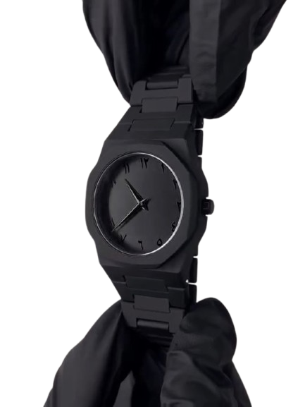 Black Arabic Aura Watch