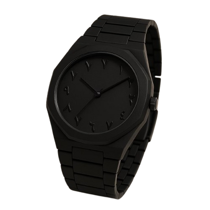 Black Arabic Aura Watch