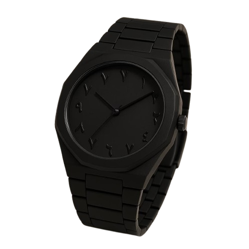 Black Arabic Aura Watch
